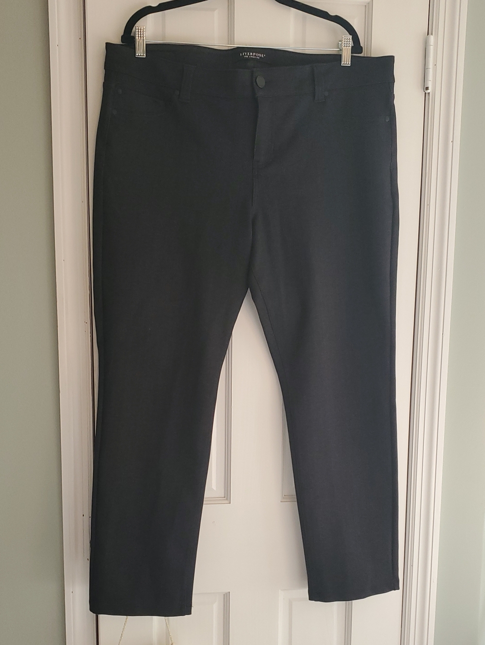 Womems LIVERPOOL Black Dress Pants Size 18w
